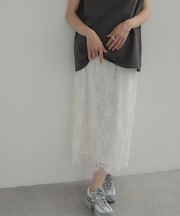 2wayフロッキーレーススカート