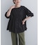 コットンツイル2WAYギャザーブラウス 26AW