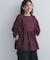 コットンツイル2WAYギャザーブラウス 26AW