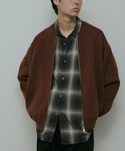 CottonCashmere ZipBlouson