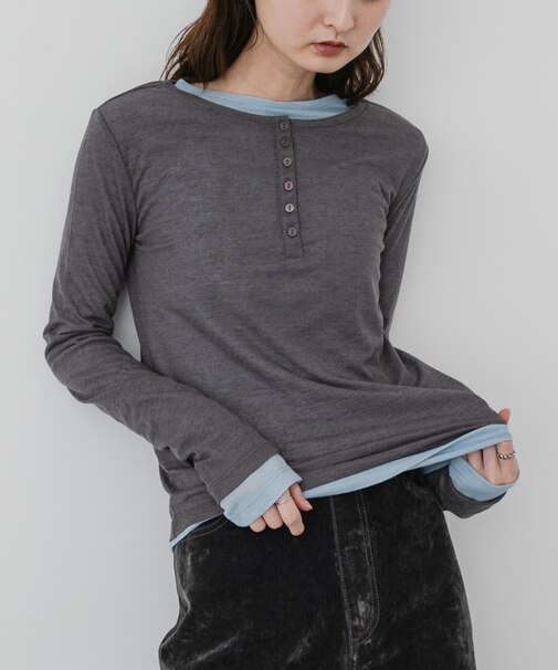 2PパックロングTシャツ