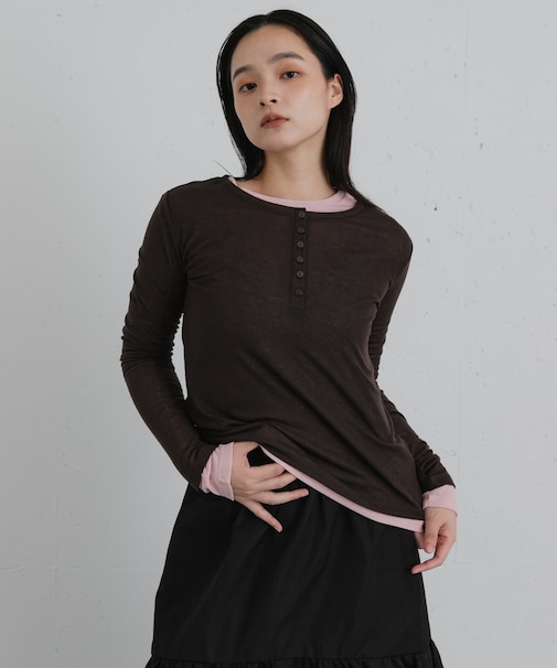 『一部WEB限定カラー』2PパックロングTシャツ