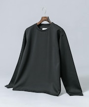 『セットアップ対応/防シワ』ウールジャージークルーネックTシャツ
