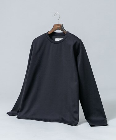 『セットアップ対応/防シワ』ウールジャージークルーネックTシャツ