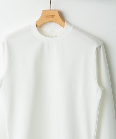 LIFE STYLE TAILOR ポンチ長袖ドレスTシャツ
