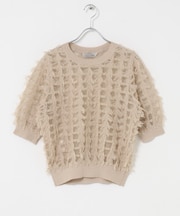 Torrazzo Donna SHEER SHAGGY TOP