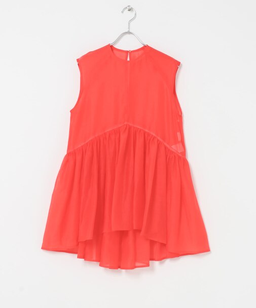 ELENDEEK　SHEER PEPLUM  BLOUSE