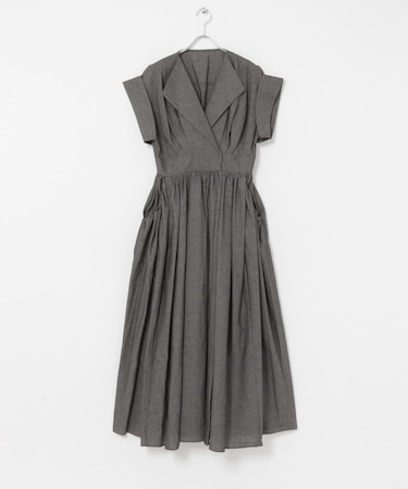 ELENDEEK OPEN COLLAR SHIRT ONE-PIECE