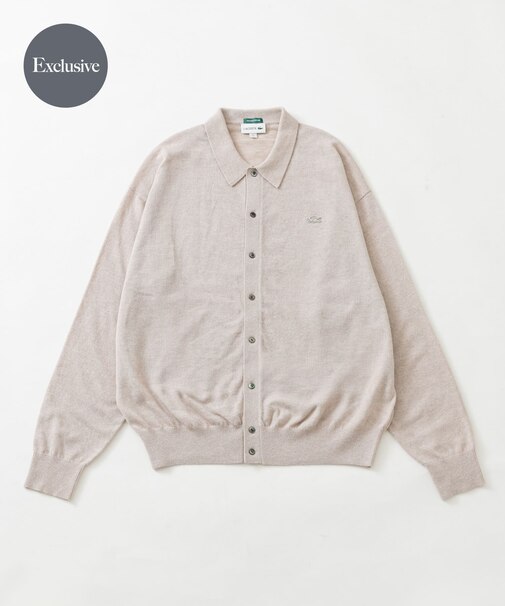『別注』LACOSTE×URBAN RESEARC KNIT POLO CARDIGAN