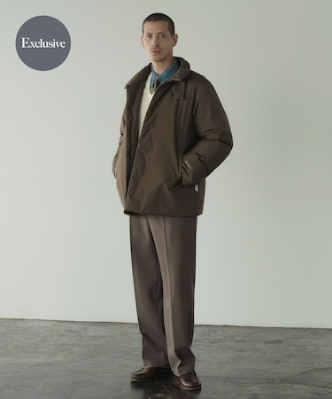 『別注』+phenix WINDSTOPPER by GORE-TEX LABS スタンドダウンジャケット