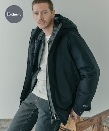 『別注』+phenix WINDSTOPPER by GORE-TEX LABS ダウンジャケット