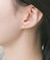 ステンレスミニマルキューブピアス