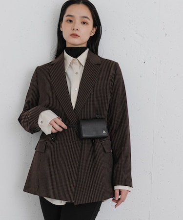 『イージーケア』ダブルテーラードジャケット