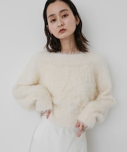 『洗濯可』シャギーフラッフィーセーター