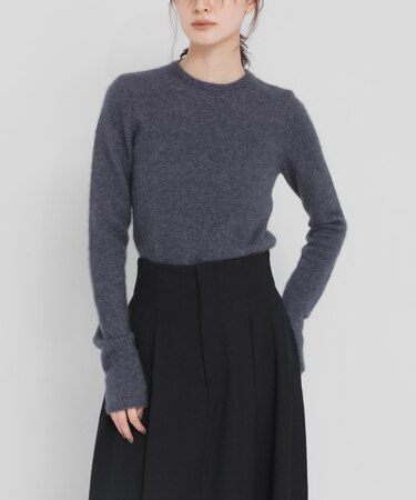 new basic CASHMERE SILK FIT TENSION KNIT