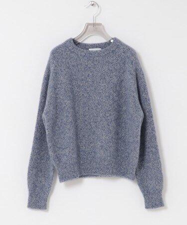 new basic CASHMERE SILK MOULINE KNIT
