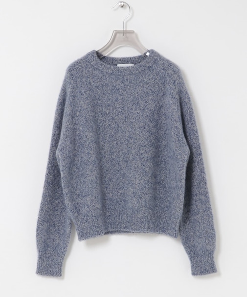 new basic CASHMERE SILK MOULINE KNIT