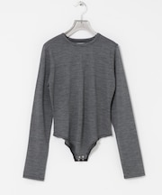 new basic　WASHABLE WOOL CONTOUR TOP