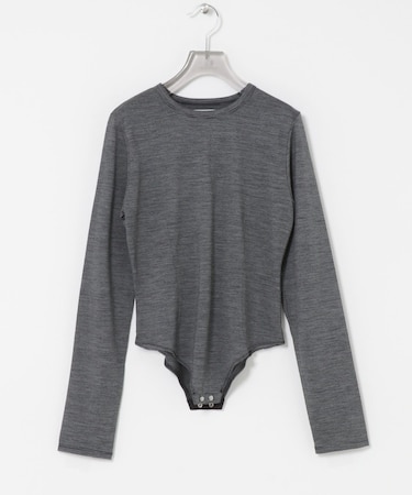new basic　WASHABLE WOOL CONTOUR TOP