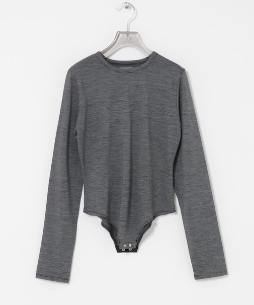 new basic　WASHABLE WOOL CONTOUR TOP