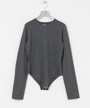 new basic　WASHABLE WOOL CONTOUR TOP