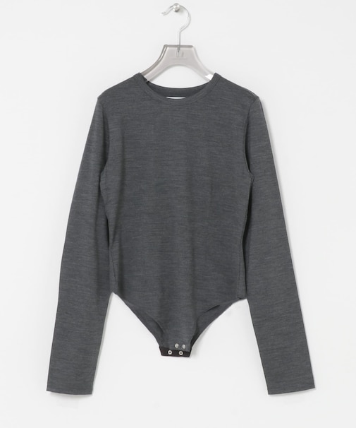 new basic　WASHABLE WOOL CONTOUR TOP