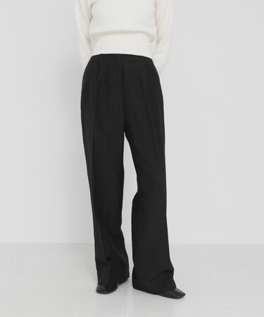 new basic WOOL LINEN PANTS