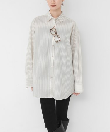 new basic　QUIET STRIPE SHIRTS