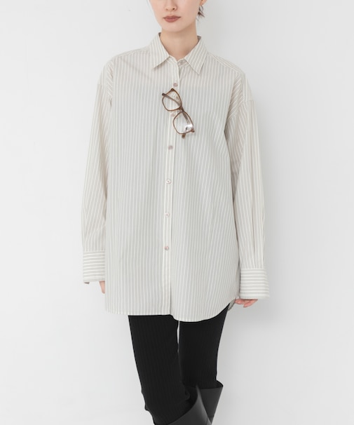 new basic　QUIET STRIPE SHIRTS