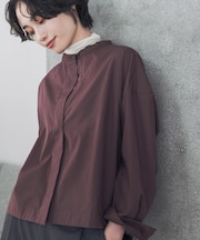 『UVカット/イージーケア/速乾』『UR TECH』Aircare ショートコクーンシャツ 26AW