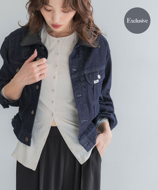『別注』Lee×ROSSO 2WAY COLLAR SHORT JACKET