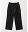 new basic　WOOL SILK WIDE SLACKS