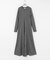 new basic　WASHABLE WOOL LONG-SLEEVE ONE-PIECE