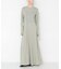 new basic　WASHABLE WOOL LONG-SLEEVE ONE-PIECE