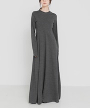 new basic WASHABLE WOOL LONG-SLEEVE ONE-PIECE