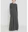 new basic　WASHABLE WOOL LONG-SLEEVE ONE-PIECE
