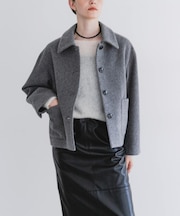 ウールモッサショートコート