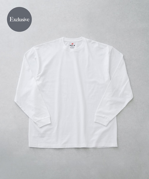 『別注』HANES×DOORS BEEFY-T DOORS FIT LONG-SLEEVE