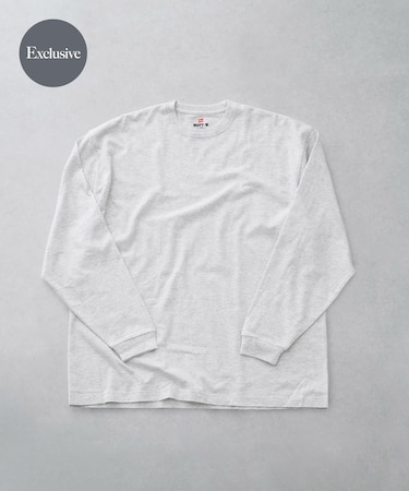 『別注』HANES×DOORS　BEEFY-T DOORS FIT LONG-SLEEVE