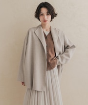ウールリバーミドルガウンコート 26AW