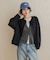 ウールリバーZIPノーカラーコート 26AW