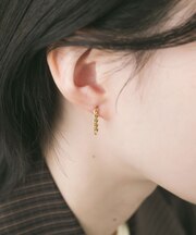 ステンレスチェーンピアス