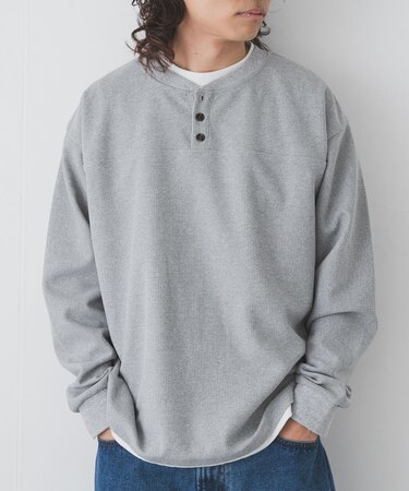 ワッフルレイヤードロングスリーブTシャツ