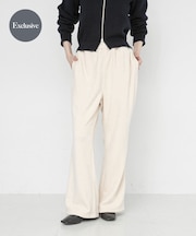 『別注』THOUSAND MILE×URBAN RESEARCH KNIT FLEECE FLARE PANTS