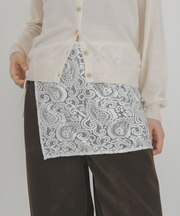 ペイズリーレースウエストクロス