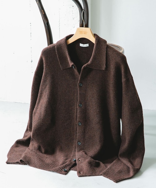 『WEB限定』ウール混もちもちシャツカーディガン 26AW