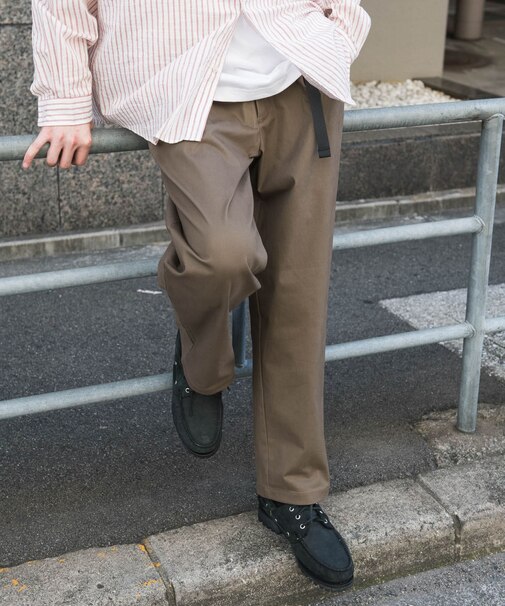 『WEB限定』ウェビングベルトチノパンツ 26AW