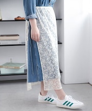 ElisaNovelli　レース巻きスカート