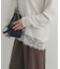 ダブルフェイス裾レースプルオーバー 26AW