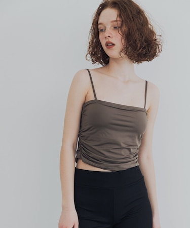 『UVカット』Swim URBAN RESEARCH スイム サイドギャザーブラトップ